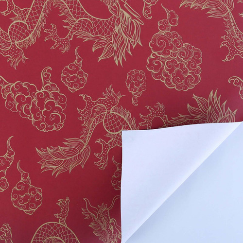 6 Uds Papel De Regalo De Año Nuevo Chino Papel De Regalo