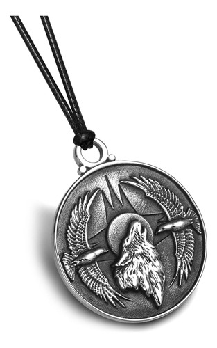 Collar De Acero Inoxidable Magic Human Aulling Wolf American