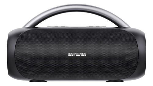 Bocina Bluetooth Portátil Aiwa Aws10btb-negr Impermeable Tws