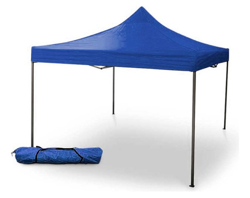 Gazebo Plegable 3x3 Azul Gazrk10115a