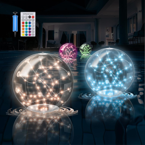 Luzes De Piscina Flutuantes Luzes Solares De Piscina Que Flu