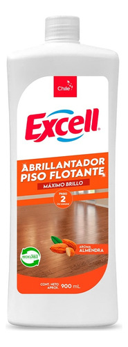 Abrillantador Piso Flotante Aroma A Almendras 900ml Excell