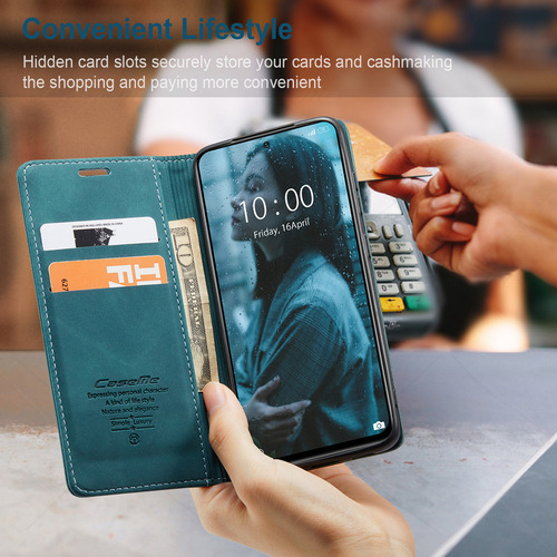 Funda De Piel Tipo Cartera Para Teléfono Xiaomi Poco M5s