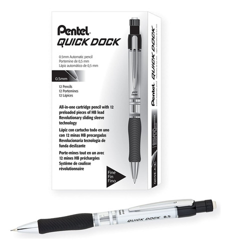 Lapiz Mecanico Pentel Quick Dock (0,5 Mm) B