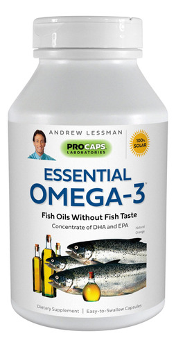 Andrew Lessman Essential Omega-3 Naranja - 360 Cpsulas Bland