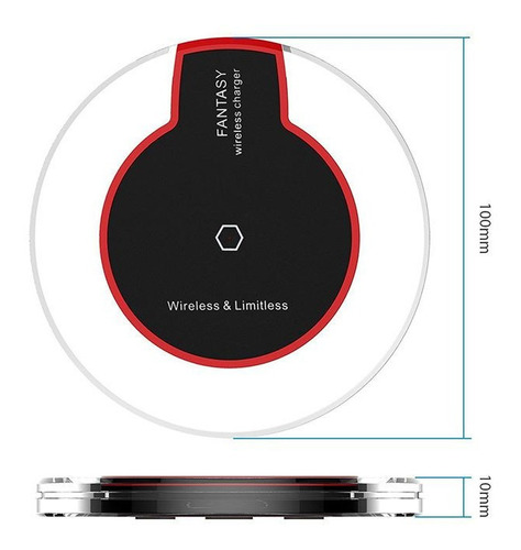 Cargador Celular Inalambrico Qi Usb P/ Samsung iPhone LG Otr