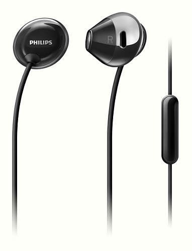 Auriculares Philips In Ear She4205bk/00 Negro C/micr Lh