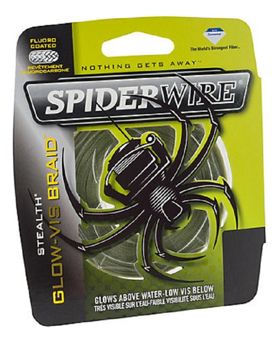 Multifilamento Spiderwire Glow-vis 0,33 Mm 40 Lbs - 125 Yds