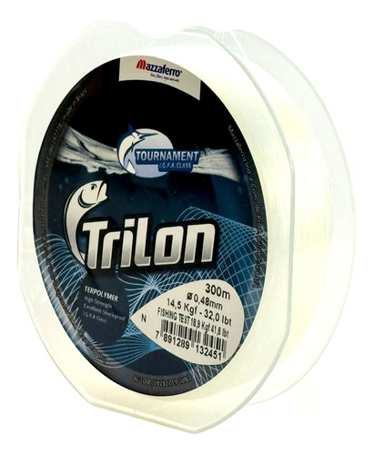 Nailon Trilon Blanco 0.48mm - 32 Libras Carrete 300 Metros
