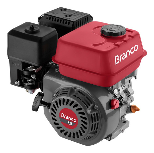 Motor Barco Branco 7 Cv - 4temp Popa E Rabeta Completa 1.70