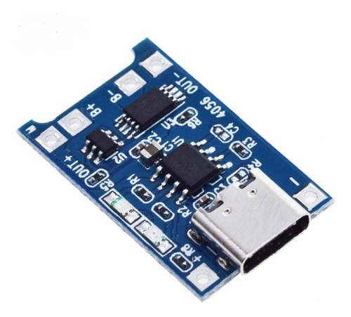 Modulo Tp4056 X5 Pz Usb Tipo *c* Cargador Baterias Litio