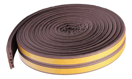 Tira Del Sello Del Excluidor De La Puerta E 9x4mm Marrón