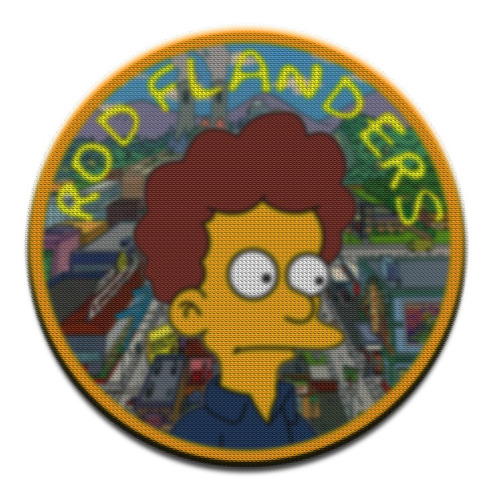 Parche Circular Simpsons Rod Flanders M02