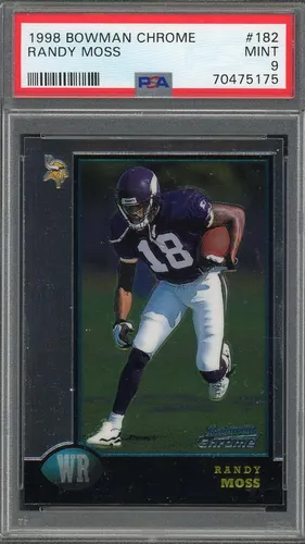 comprar Tarjeta De Novato De Fútbol Cromada Randy Moss 1998 Rc 182 9