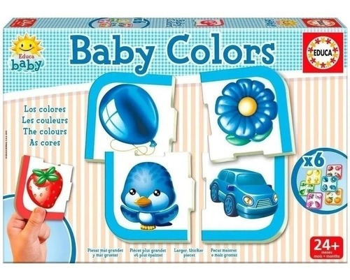 Puzzle Baby Color X 5 Educa Colores Toyco 18016 Original