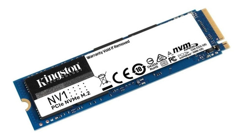 Imagen 2 de 5 de Disco Solido Ssd Kingston 1tb M2 Pcie Nvme Snvs/1000g 2280!