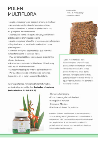 Polen Multiflora X 250g