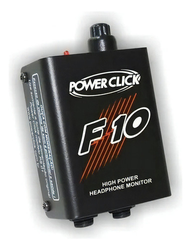 Pré-amplificador Power Click F10 Monitor De Fone De Ouvido 9v