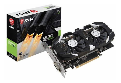 Nvidia MSI GeForce 10 Series GTX 1050 Ti GEFORCE GTX 1050 TI 4GT OC OC Edition - 4 GB