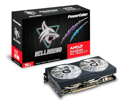 Placa De Video Powercolor Hellhound Amd Radeon Rx 7600xt