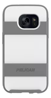 Funda Para Samsung Galaxy S7 Blanco Con Gris Pelican