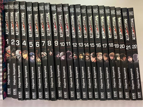 Colección Attack On Titan, 1 Al 22. Nuevos.