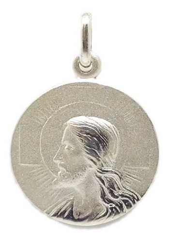 Medalla Divino Maestro - Plata 925 - Grabado Gratis - 24mm