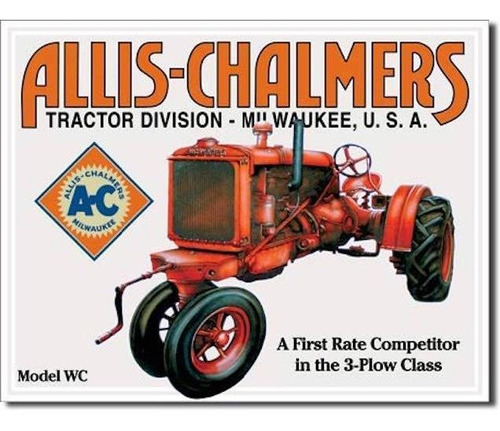 Anuncio Poster Lamina Cartel Allis Chalmers Tractores