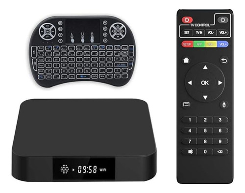 Tv Box Convertidor A Smart Tv Android 11.1  2gb Bluetooth Color Negro
