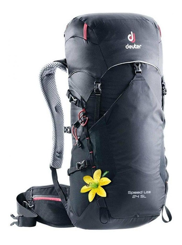 Mochila negra Deuter Speed Lite 24 litros Sl para mujer