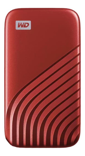 Unidad De Estado Solido Ssd Externo Wd Portatil 1tb My /v Color Rojo