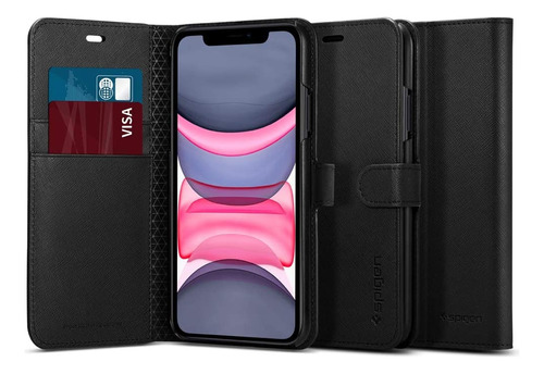 Apple iPhone 11 Pro Spigen Wallet S Carcasa Protectora Case