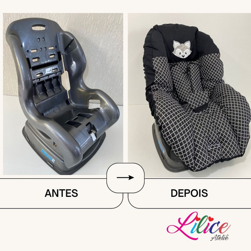 Capa Para Cadeirinha Auto Nania Trio (acolchoada) Cor Preto