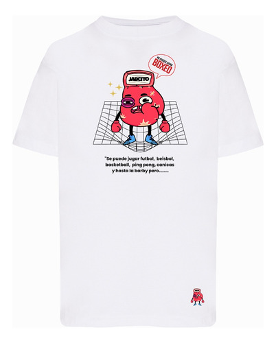 Playera Niño No Puedes Jugar Boxeo N-4