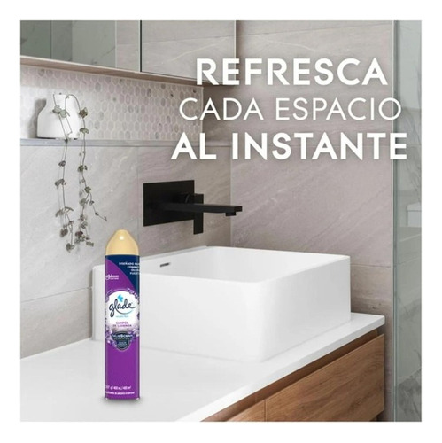 Aromatizante Glade En Aerosol Caja C/12 Pzas 400 Ml C/u