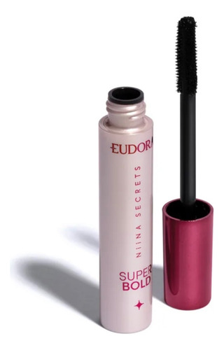 Mascara De Cilios. Eudora Niina Secrets Super Bold Preta