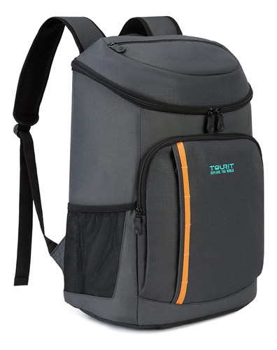Mochila Tourit Cooler Para 30 Latas, Ligera Y Aislante, P...
