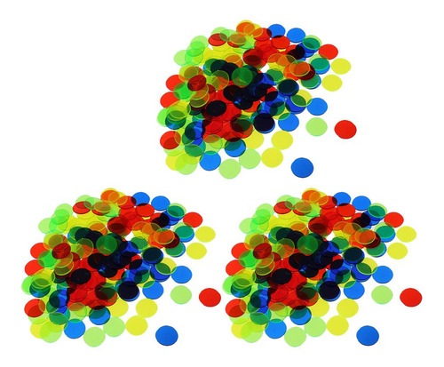 3x Bingo Chips Contadores De De Fichas Contando De Plástico