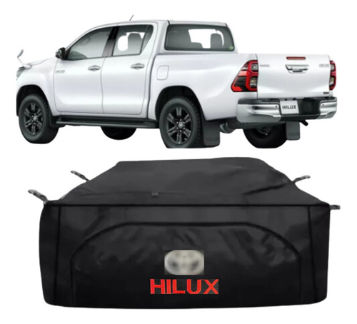 Bolsa Mala Bag Bagageiro Para Toyota Hilux 840 Lts 2010/2022