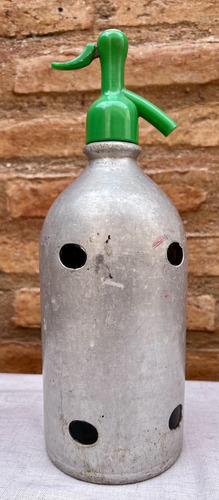 Antiguo Sifon De Soda P.c.m.r Ind Argentina Aluminio (Usado)
