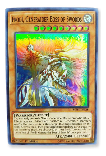 Yugi-oh! Frodi Generaider Boss Of Swords Myfi-en028 Super