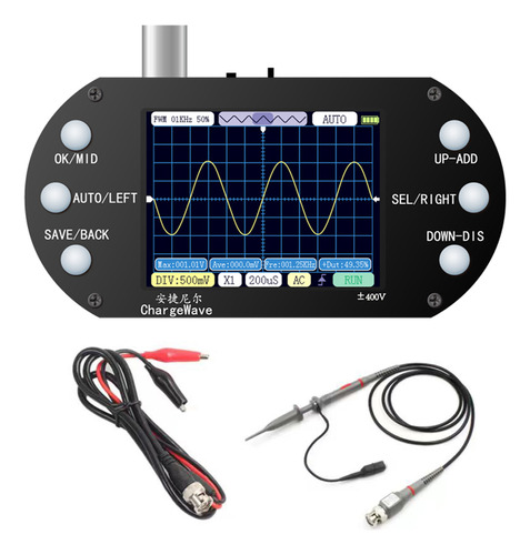 Osciloscopio Portátil Tft.. 4 320* 240, Muestra De 5 Mhz, 50