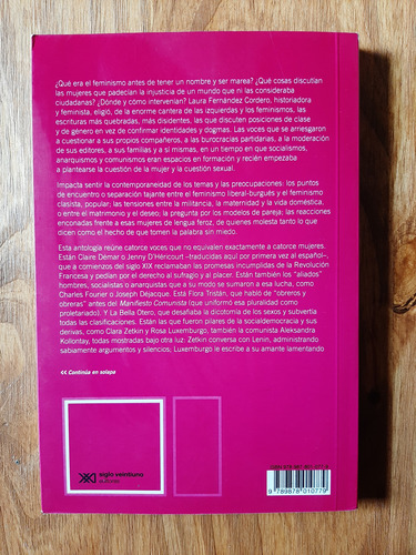 Feminismos Para La Revolución Fernández Cordero Siglo 21