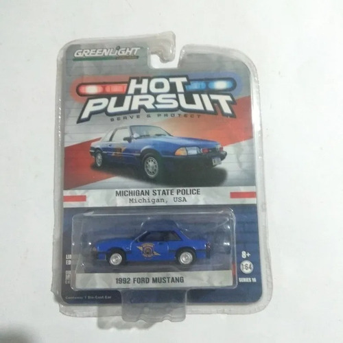 Greenlight 1992 Ford Mustang Police Michigan 