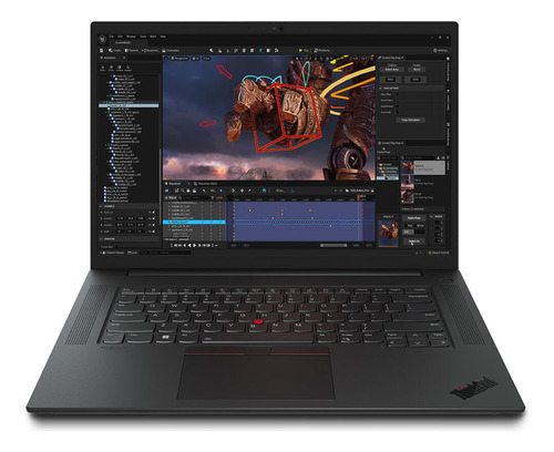 Laptop Lenovo Thinkpad P1 G6 16\ 2560 X 1600 165 Hz Ips, Intel-14 Core I7-13700h, Nvidia Rtx A1000 De 6 Gb, Ddr5 De 64 Gb, Ssd De 4 Tb, Windows 11 Pro, Kb Retroiluminado, Wi-fi 6e, Thunderbolt 4