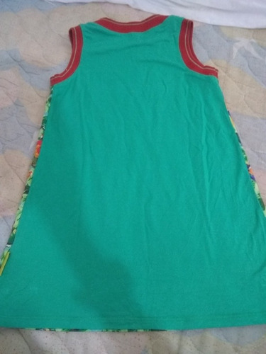 Imagen 2 de 2 de Vestido Niña Cheeky Talle 4 Color Verde Perfecto Estado