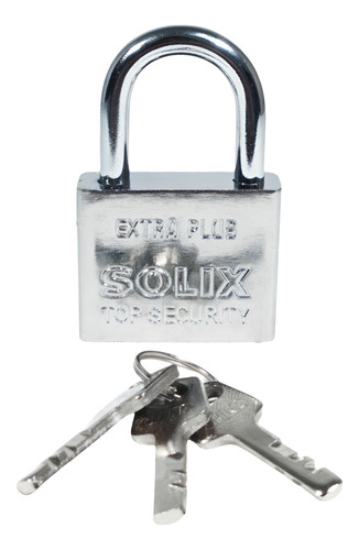 Candado Reforzado Acero 50mm Maxima Seguridad Plateado