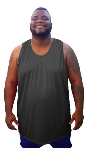 Regata Plus Size Básica Dry-fit Masculina Tamanhos Grandes