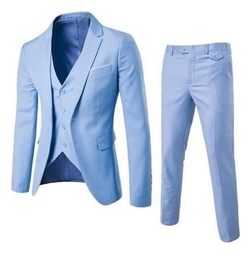 Chaqueta De Boda De Fiesta Slim-fit De Tres Piezas Para Ho 