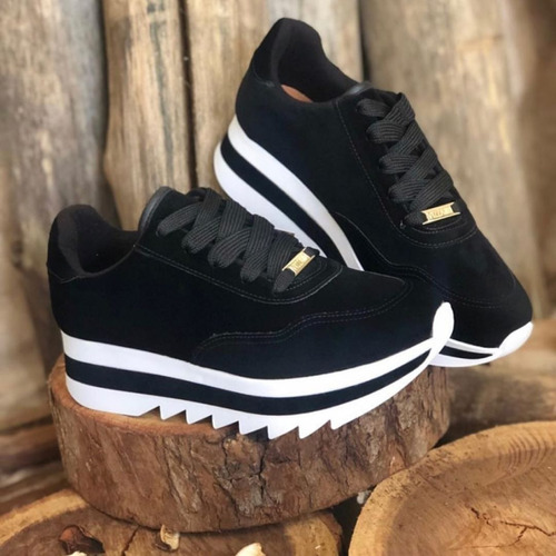 tênis vizzano sneaker bufalo flatform feminino